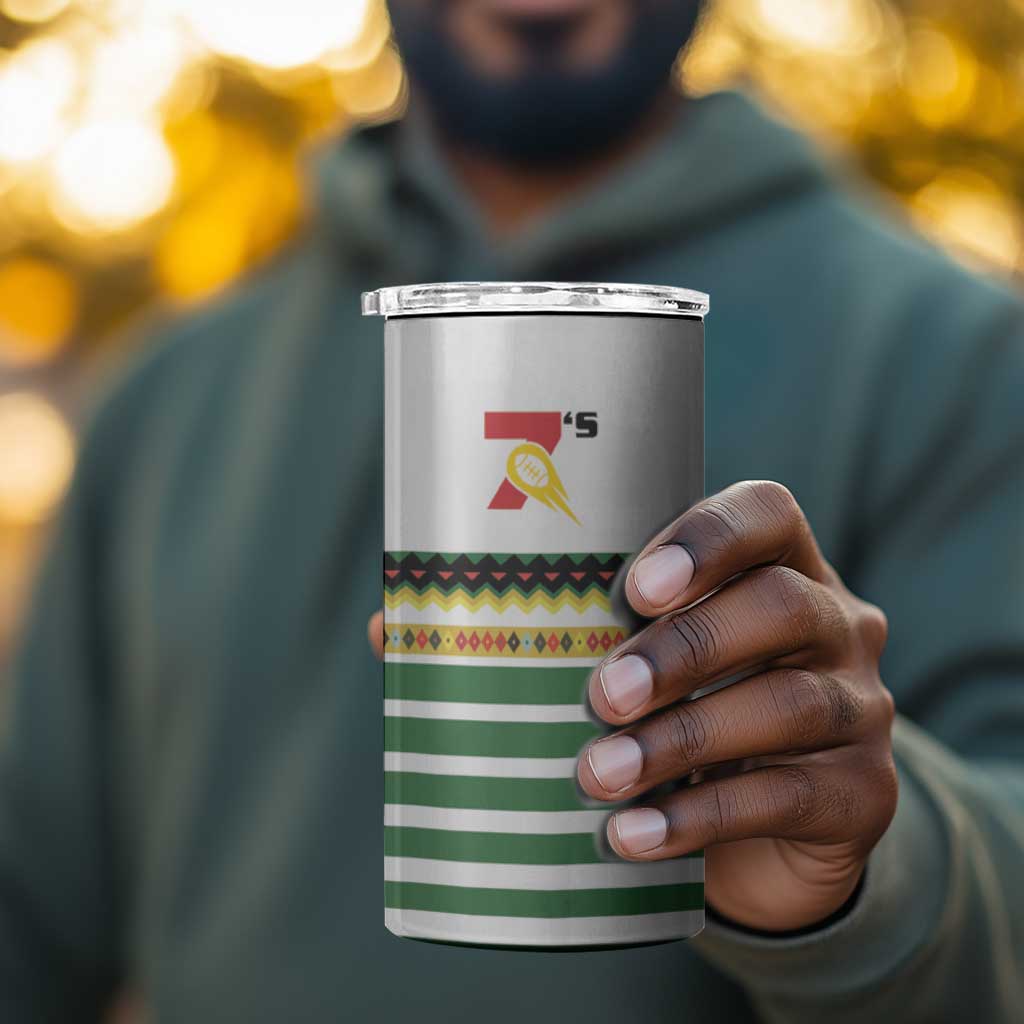 Zimbabwe Rugby Sevens 4 in 1 Can Cooler Tumbler Go Cheetahs - African Pride