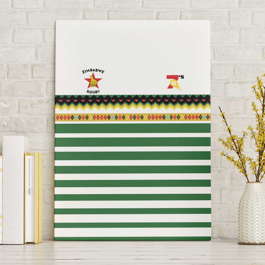 Zimbabwe Rugby Sevens Canvas Wall Art Go Cheetahs - African Pride