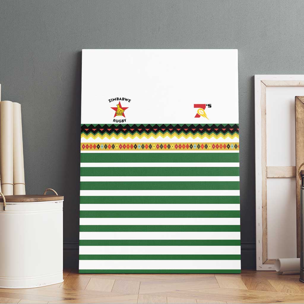 Zimbabwe Rugby Sevens Canvas Wall Art Go Cheetahs - African Pride