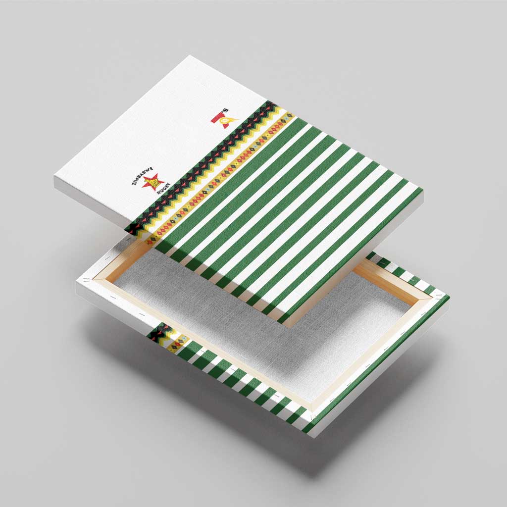 Zimbabwe Rugby Sevens Canvas Wall Art Go Cheetahs - African Pride