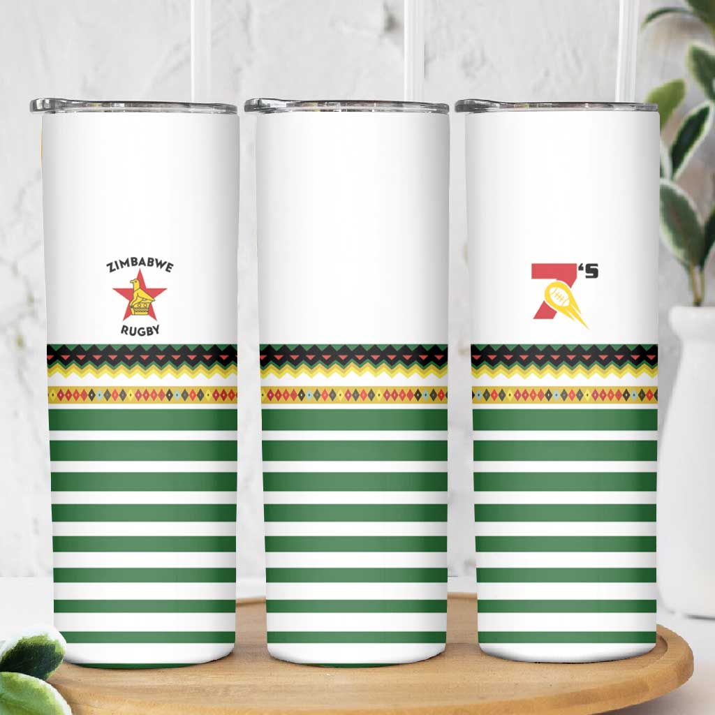Zimbabwe Rugby Sevens Skinny Tumbler Go Cheetahs - African Pride