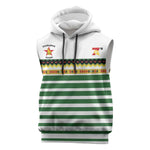 Zimbabwe Rugby Sevens Custom Sleeveless Hoodie Go Cheetahs - African Pride