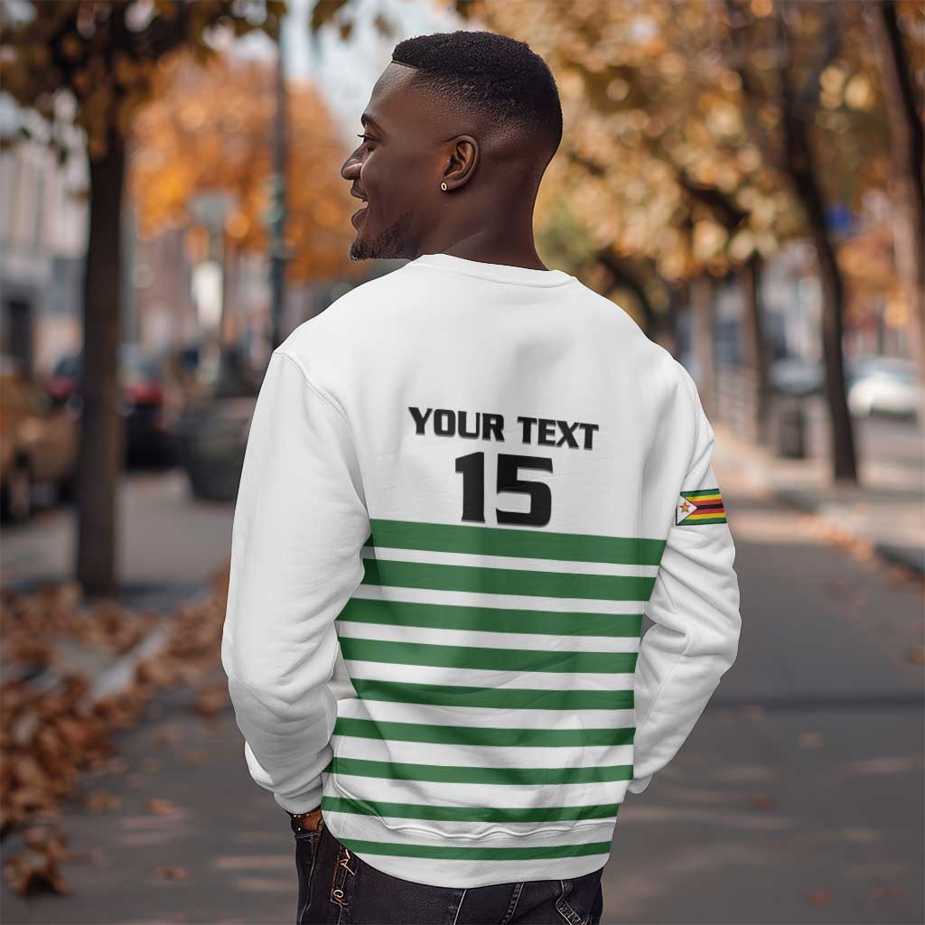 Zimbabwe Rugby Sevens Custom Sweatshirt Go Cheetahs - African Pride