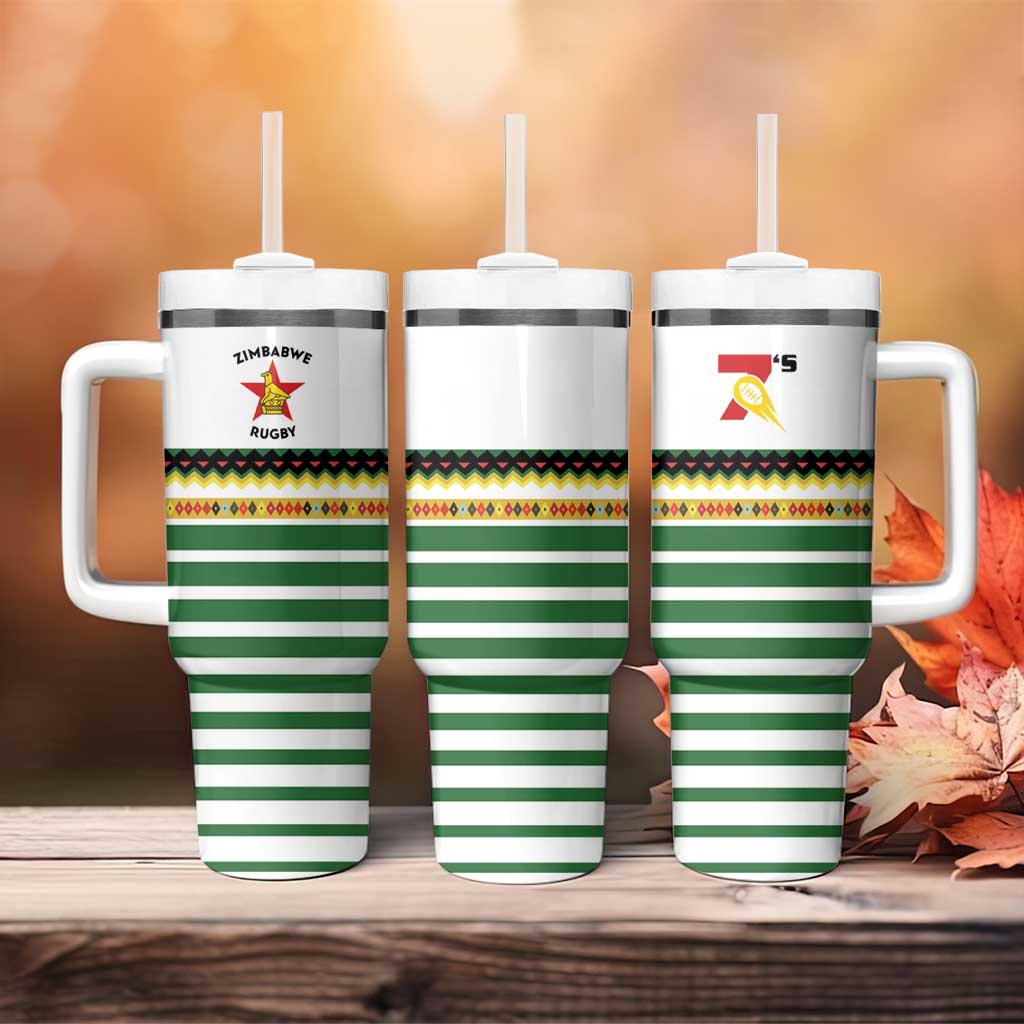 Zimbabwe Rugby Sevens Tumbler With Handle Go Cheetahs - African Pride