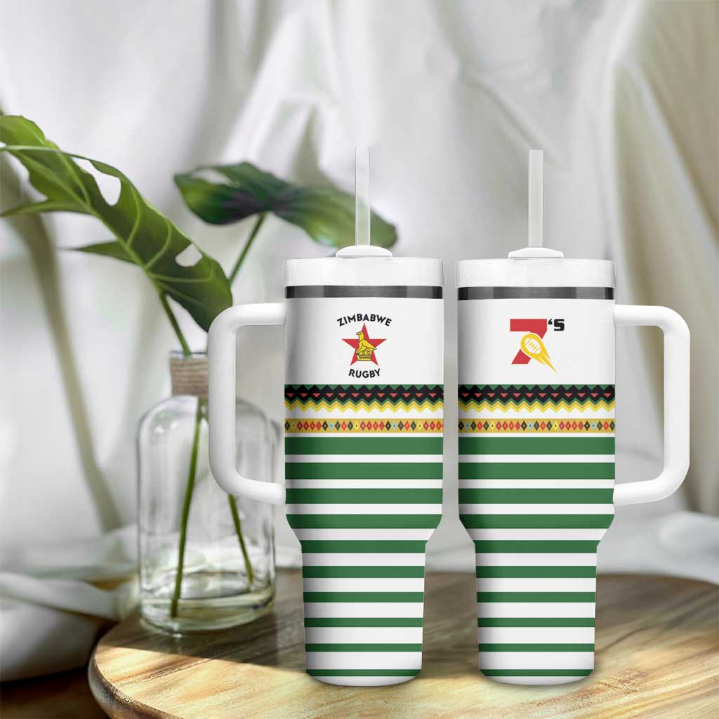 Zimbabwe Rugby Sevens Tumbler With Handle Go Cheetahs - African Pride