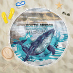 South Africa Whale Hermanus Fest Beach Blanket - African Pride