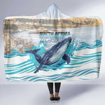 South Africa Whale Hermanus Fest Hooded Blanket - African Pride