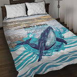 South Africa Whale Hermanus Fest Quilt Bed Set - African Pride