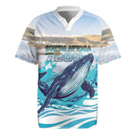 Personalized South Africa Whale Hermanus Fest Rugby Jersey - African Pride