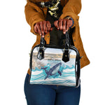 South Africa Whale Hermanus Fest Shoulder Handbag - African Pride