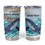 Personalized South Africa Whale Hermanus Fest Tumbler Cup - African Pride