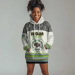 Personalized Sudan Hoodie Dress Coat Of Arms 1956-1970 With African Pattern - African Pride