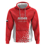 Custom Sudan Football Hoodie Yalla Falcons of Jediane - African Pride