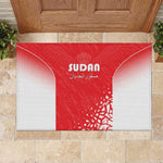 Sudan Football Rubber Doormat Yalla Falcons of Jediane - African Pride