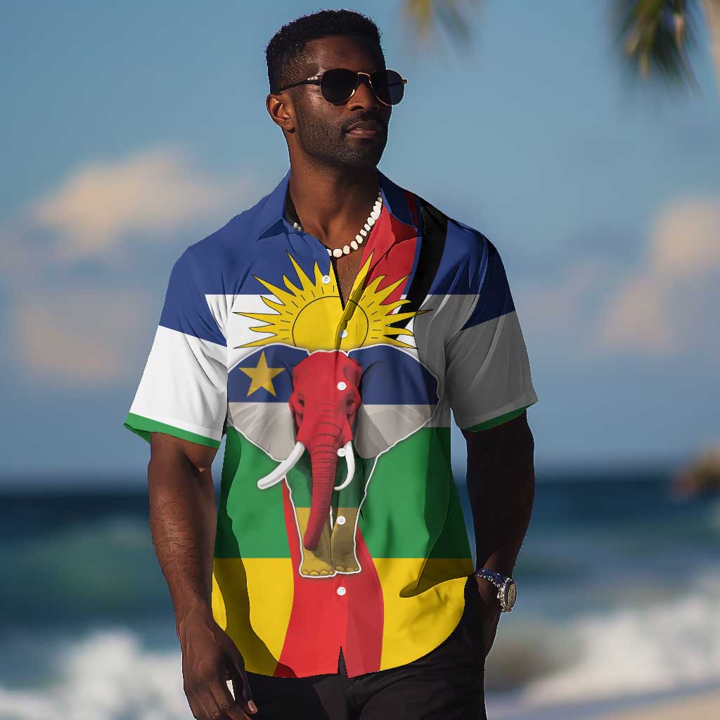 Central African Republic Republic Day 1958 Hawaiian Shirt Zo Kwe Zo - Flag Style