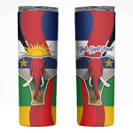 Central African Republic Republic Day 1958 Skinny Tumbler Zo Kwe Zo - Flag Style