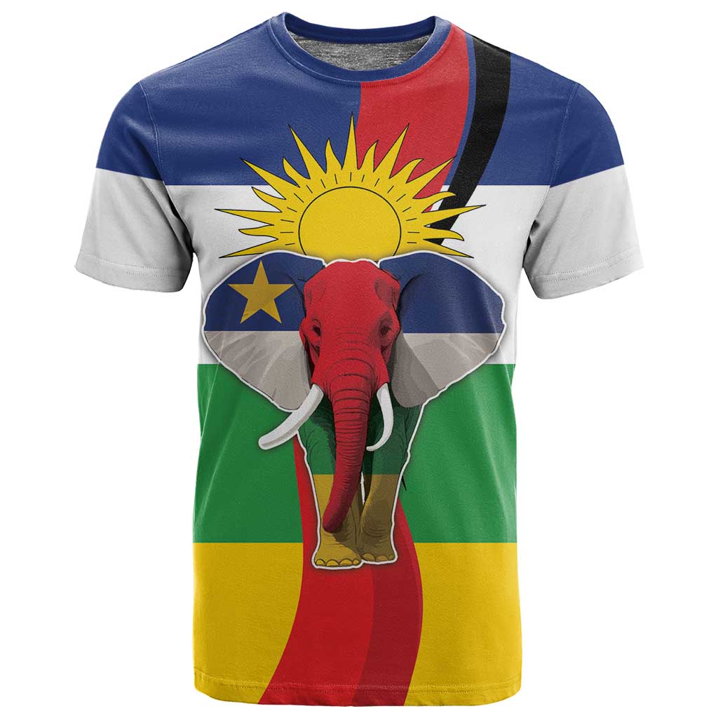 Central African Republic Republic Day 1958 T shirt Zo Kwe Zo - Flag Style