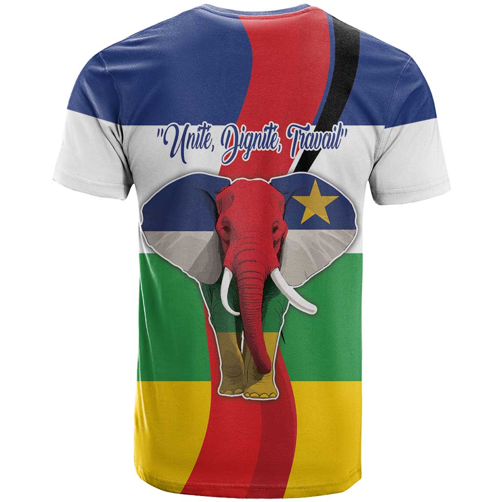 Central African Republic Republic Day 1958 T shirt Zo Kwe Zo - Flag Style