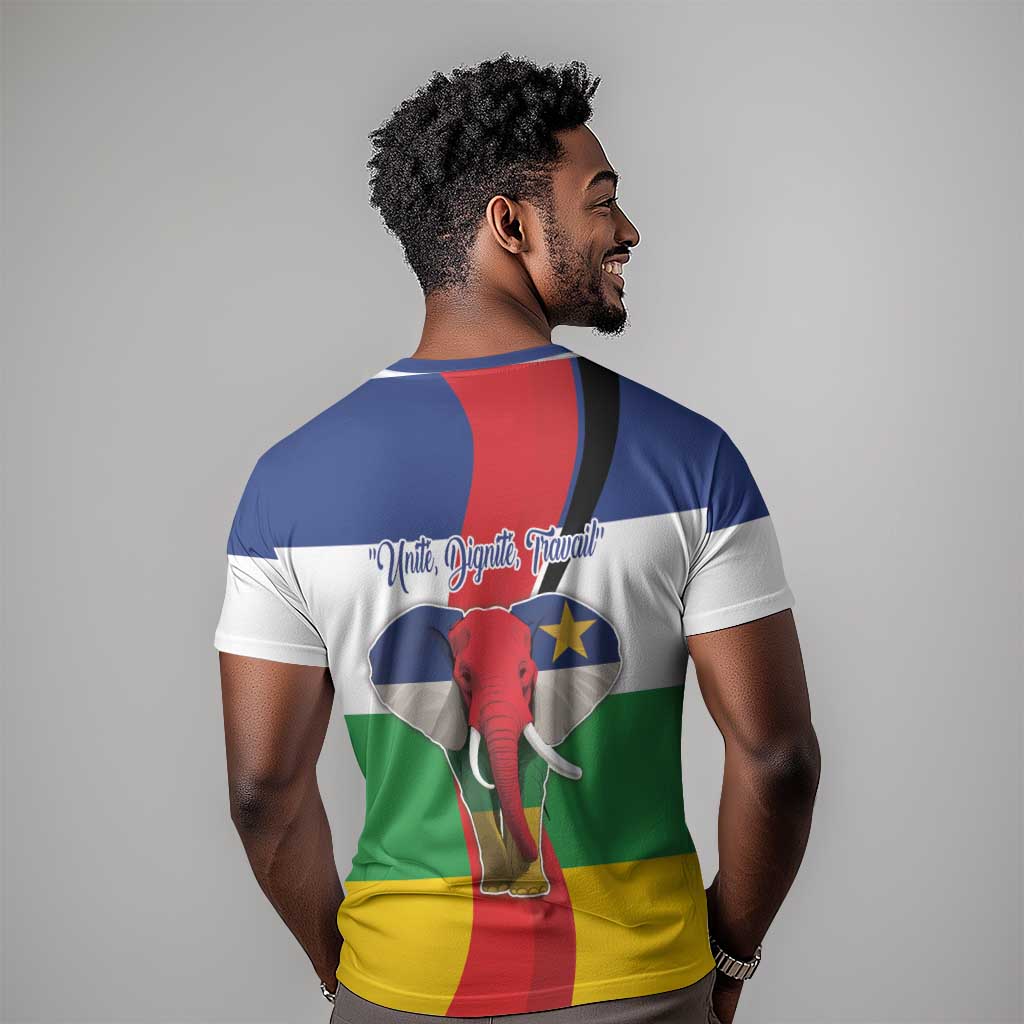 Central African Republic Republic Day 1958 T shirt Zo Kwe Zo - Flag Style