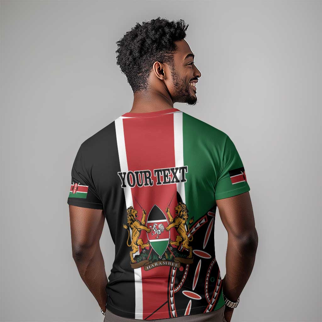Personalized Jamhuri Day T shirt Kenya Map With African Shield