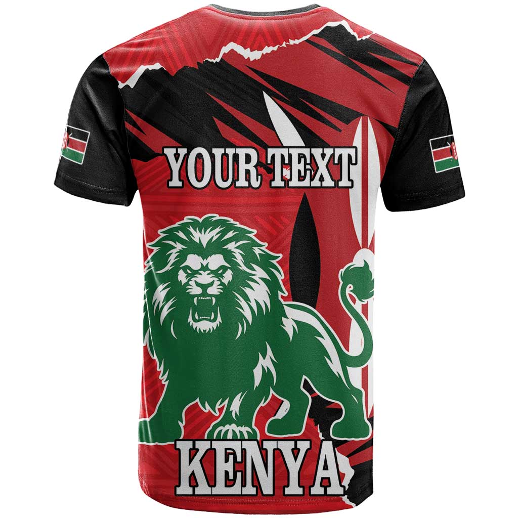 Personalized Jamhuri Day 1963 T shirt Angry Lion With African Shield