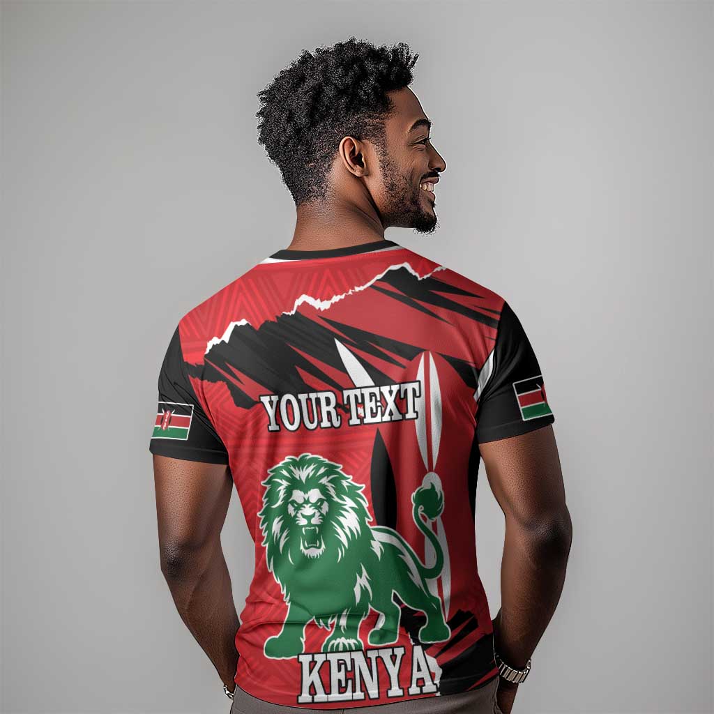 Personalized Jamhuri Day 1963 T shirt Angry Lion With African Shield