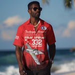 Tuskegee Red Tails Airmen WWII Tribute Hawaiian Shirt 332nd Fighter Group - Red - African Pride