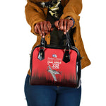 Tuskegee Red Tails Airmen WWII Tribute Shoulder Handbag 332nd Fighter Group - Red - African Pride