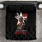 Tuskegee Airmen Red Tails Legacy Bedding Set African American Pilots - Black - African Pride