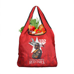 Tuskegee Airmen Red Tails Legacy Grocery Bag African American Pilots - Red - African Pride