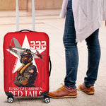 Tuskegee Airmen Red Tails Legacy Luggage Cover African American Pilots - Red - African Pride