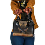 Ancient Egypt Scarab Beetle Shoulder Handbag Hieroglyphs Alphabet Pattern