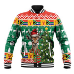 South Africa Springbok Baseball Jacket Christmas Tree - Lightning Art LT18