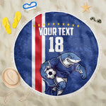 Cape Verde Pride Custom Beach Blanket The First Voyage Of Champions - African Pride