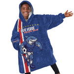 Cape Verde Pride Custom Kid Wearable Blanket Hoodie The First Voyage Of Champions - African Pride
