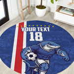 Cape Verde Pride Custom Round Carpet The First Voyage Of Champions - African Pride