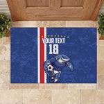 Cape Verde Pride Custom Rubber Doormat The First Voyage Of Champions - African Pride