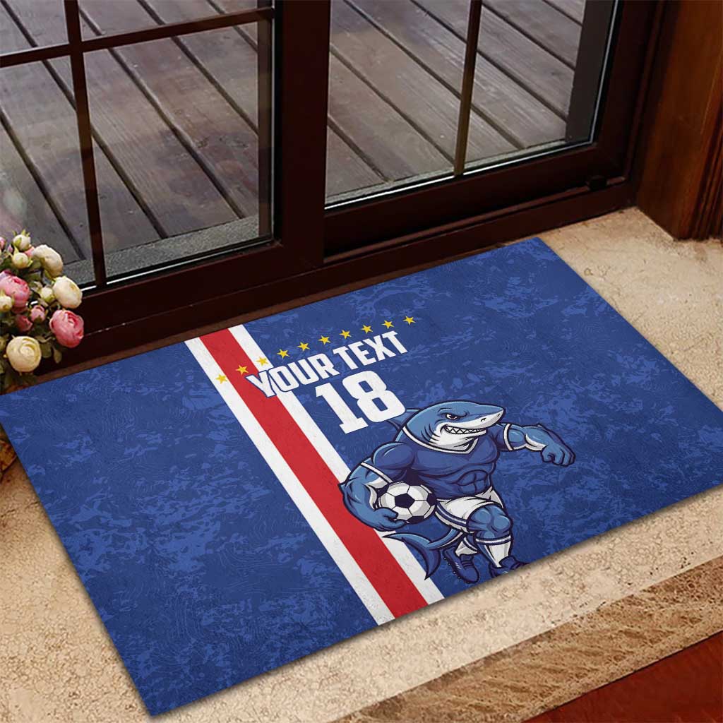 Cape Verde Pride Custom Rubber Doormat The First Voyage Of Champions - African Pride