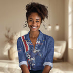Cape Verde Pride Custom Women Casual Shirt The First Voyage Of Champions - African Pride