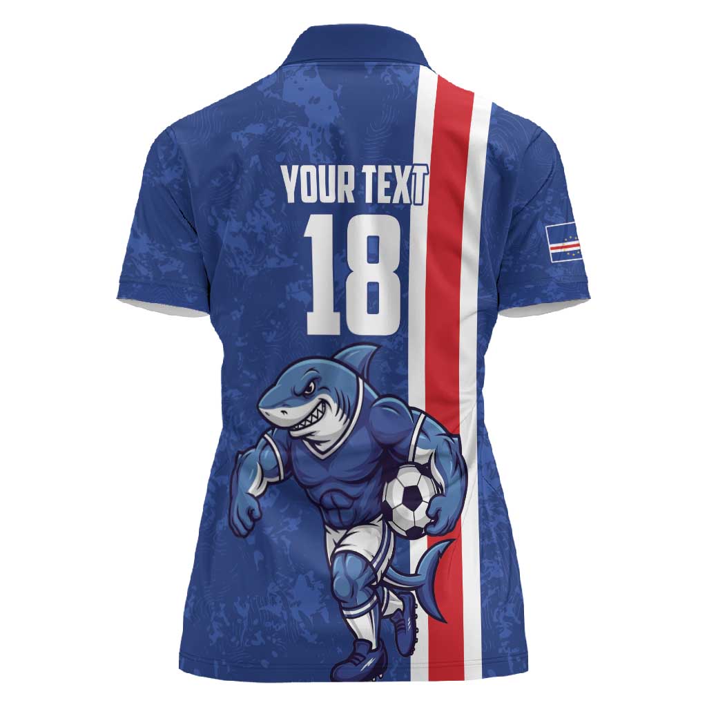 Cape Verde Pride Custom Women Polo Shirt The First Voyage Of Champions - African Pride