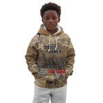 Tuskegee Airmen Red Tails Tribute Kid Hoodie Black History Air Force - African Pride