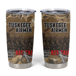 Tuskegee Airmen Red Tails Tribute Tumbler Cup Black History Air Force - African Pride