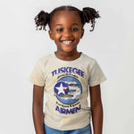 Tuskegee Airmen Red Tails Kid T shirt Heroes Of Freedom Retro Style - African Pride
