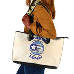 Tuskegee Airmen Red Tails Leather Tote Bag Heroes Of Freedom Retro Style - African Pride