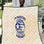 Tuskegee Airmen Red Tails Quilt Heroes Of Freedom Retro Style - African Pride