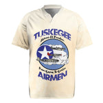 Tuskegee Airmen Red Tails Rugby Jersey Heroes Of Freedom Retro Style - African Pride