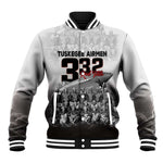 Tuskegee Airmen Red Tails Pride Baseball Jacket 332nd Fighter Group - African Pride