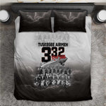 Tuskegee Airmen Red Tails Pride Bedding Set 332nd Fighter Group - African Pride