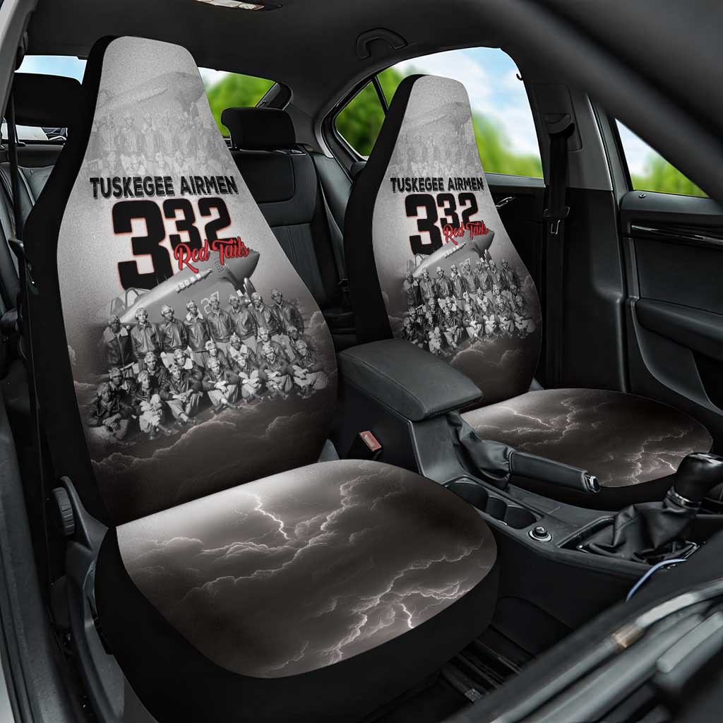 Tuskegee Airmen  Red Tails Pride Car Seat Cover 332nd Fighter Group - African Pride
