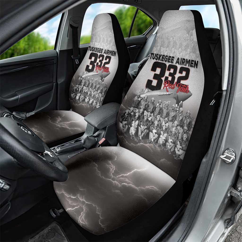 Tuskegee Airmen  Red Tails Pride Car Seat Cover 332nd Fighter Group - African Pride